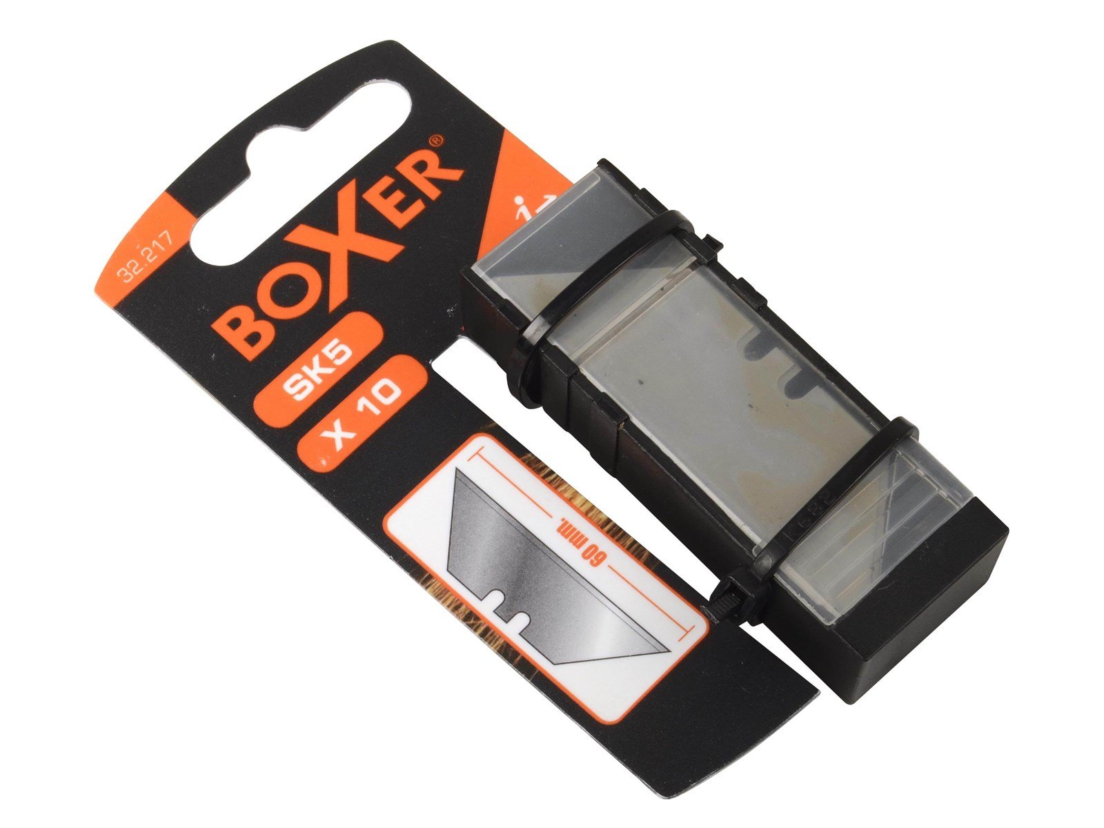 Boxer Knife blade Trapez x 10 - SK5 steel Boxer Knife blade Trapez x 10 - SK5 steel